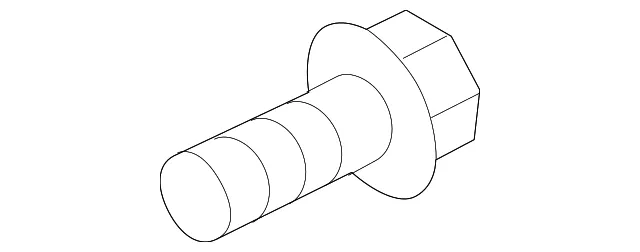 Catalytic Converter Heat Shield Bolt - Ford (-W500222-S442) - view 15