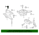 Engine Mount Bolt - Ford (-W503295-S439) - view 8