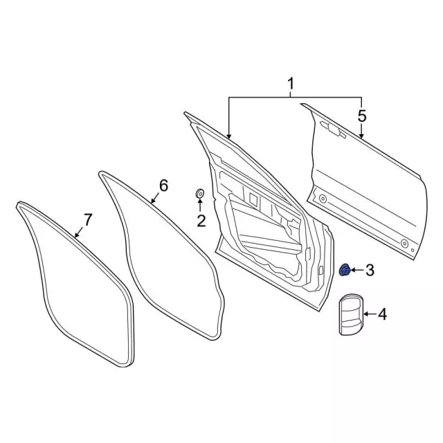 Engine Cover Nut - Ford (-W520201-S450B) - view 10