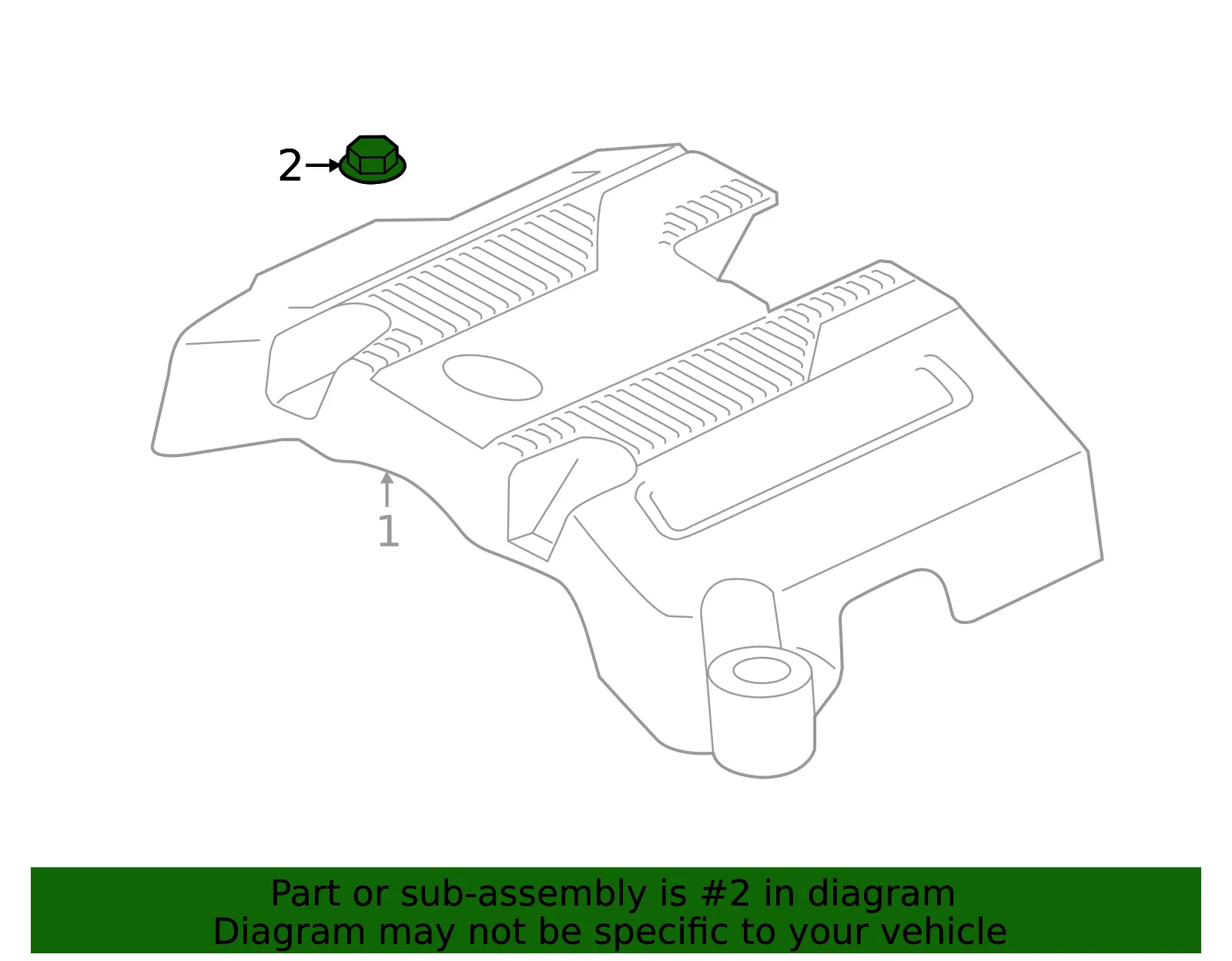 Engine Cover Nut - Ford (-W520201-S450B) - view 13