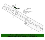 Cv Axle Shaft Carrier Bearing Stud - Ford (-W706931-S439) - view 7
