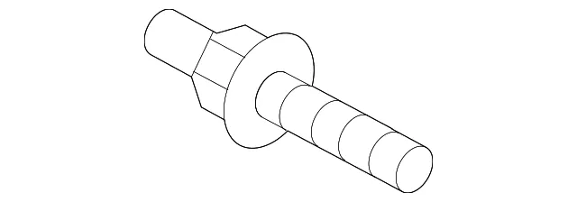 Automatic Transmission Oil Cooler Hose Stud - Ford (-W714924-S900) - view 11