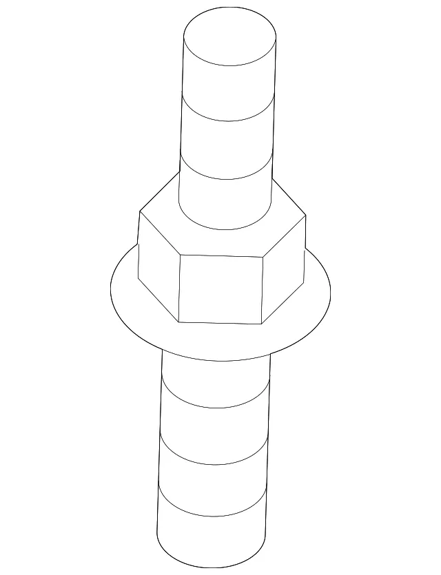 Engine Cover Stud - Ford (-W716473-S437) - view 6