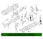 Fuel Tank Skid Plate Bolt - Ford (-W718912-S439) - view 10