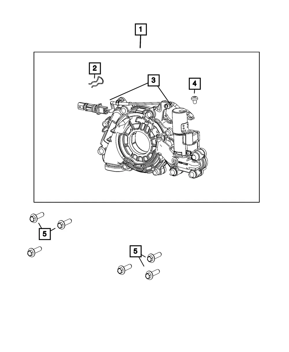 Engine Oil Pump - Mopar (05048827AH)
