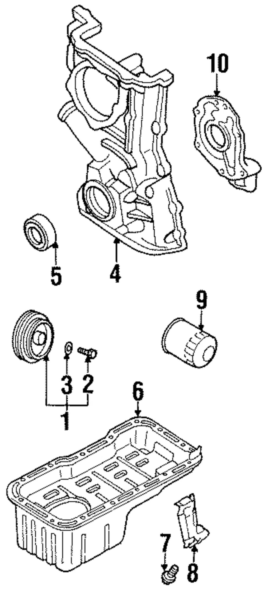 Oil Pan Bolt - Nissan (08110-6121D)