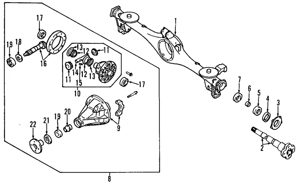 Axle Shafts - Passenger Side (RH) - Kia (0K011-26111F)