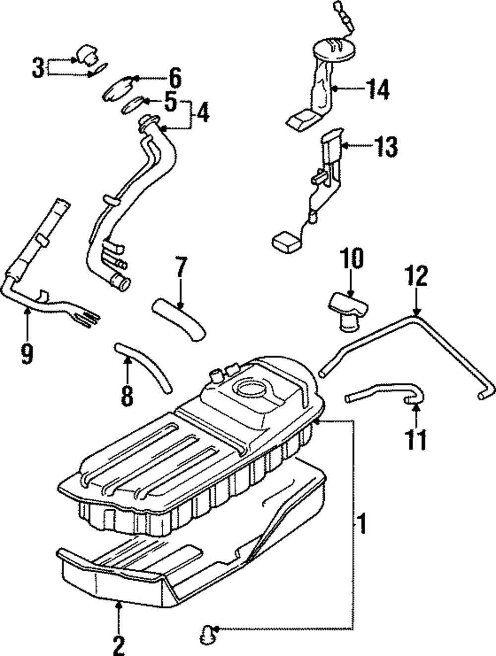 Fuel Pump Assembly - Kia (0K01A-13350B)
