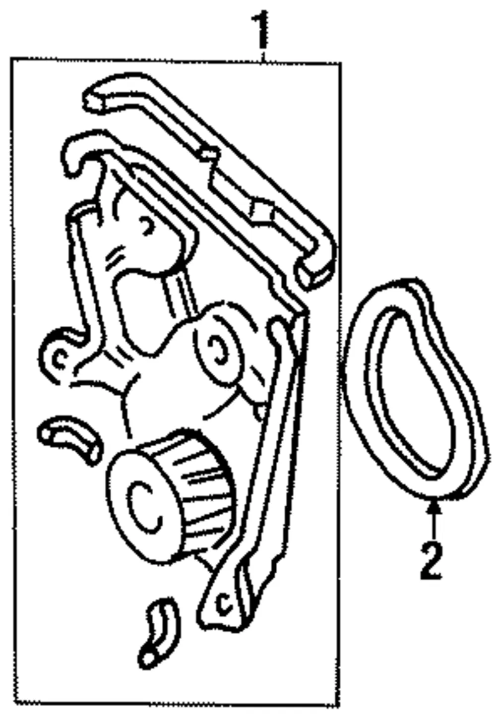 Water Pump Assembly Gasket - Kia (0K01A-15116A)