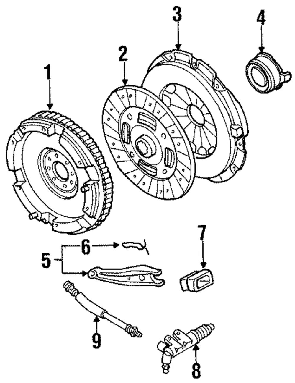 Hydraulic Cylinder - Kia (0K01A-41990A)