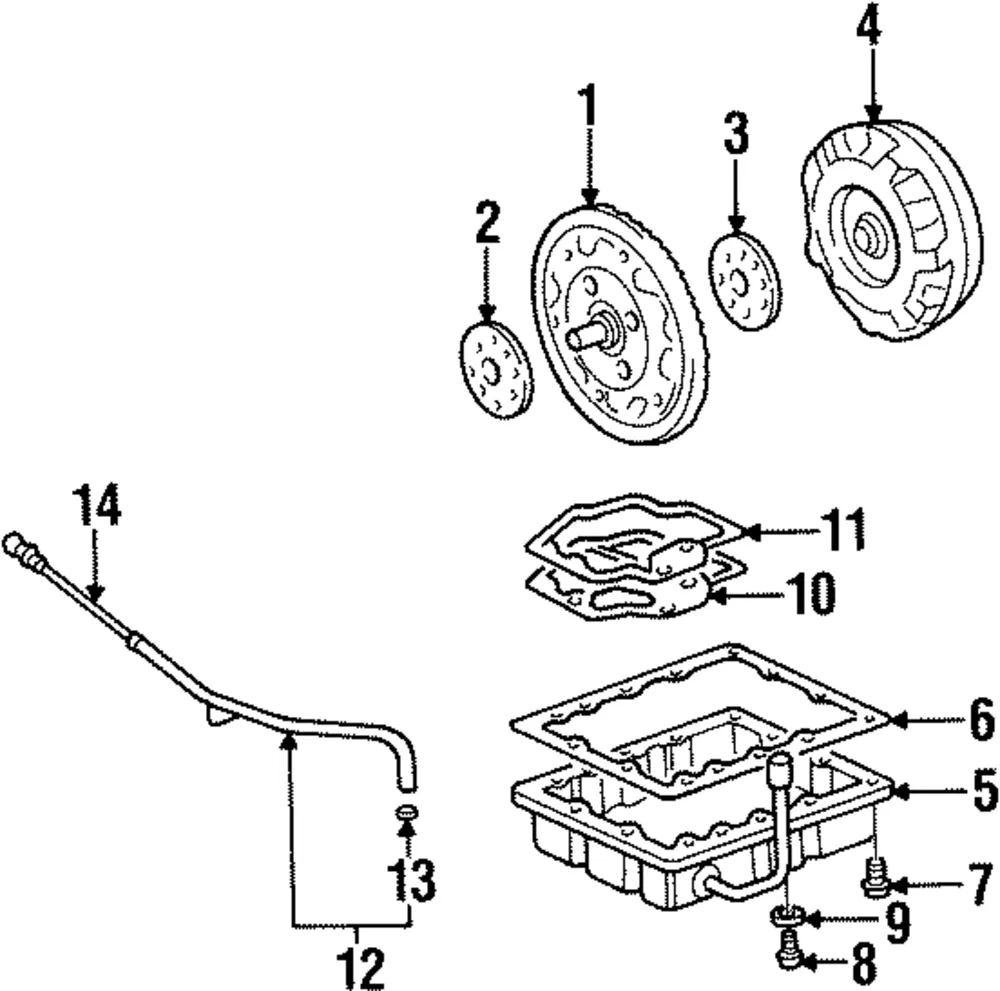 Automatic Transmission Torque Converter - Kia (0K01H-19100)