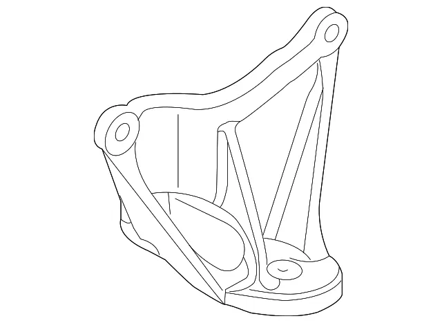 Passenger Side Engine Mount Bracket - ACDelco (10349965) - view 2
