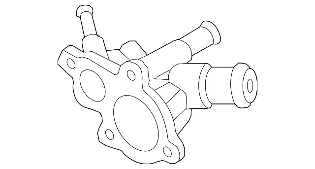 Engine Coolant Outlet Flange - Nissan (11060-3TS0A)