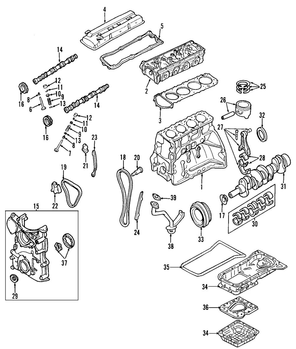Engine Piston Ring - Nissan (12033-AE003)