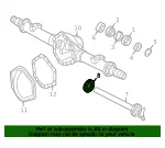 Rear Axle Shaft/Hub Gasket - GM (12471641) - view 5