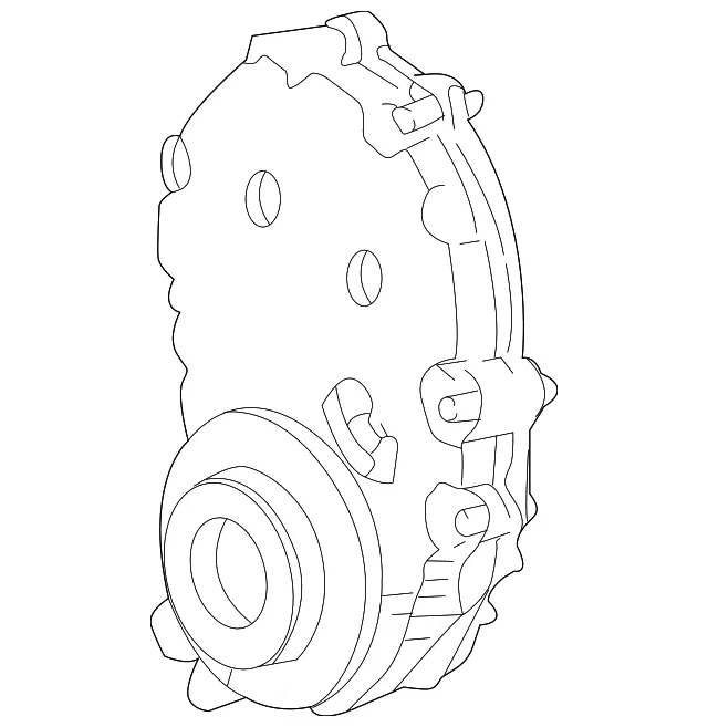 Engine Timing Cover - ACDelco (12558343)