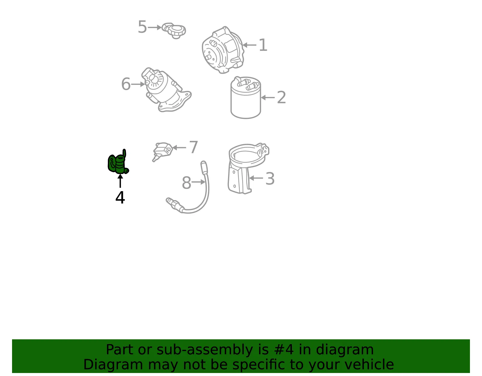 Vapor Canister Vent Valve - GM (12559015) - view 4