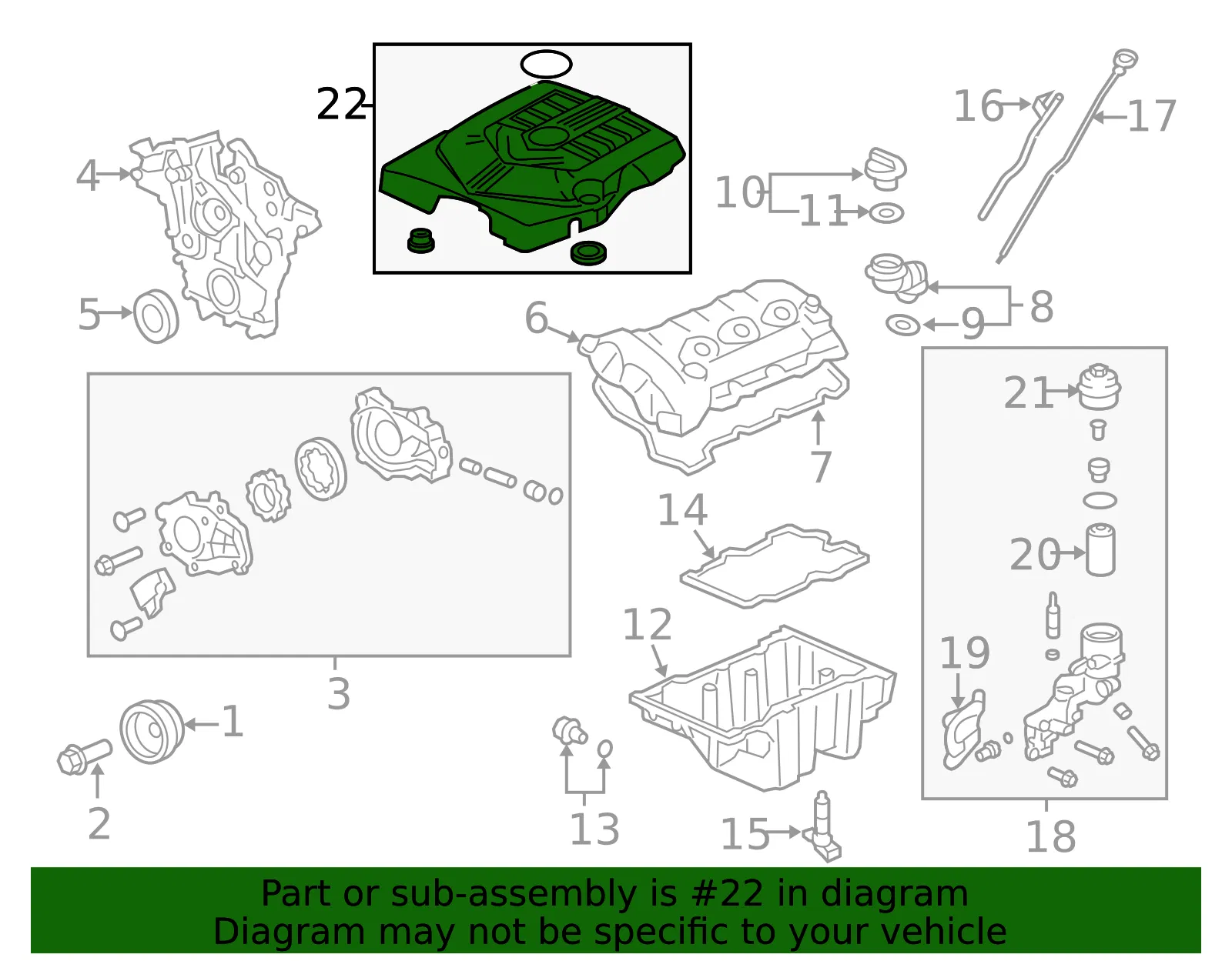 Engine Cover - GM (12583732) - view 4