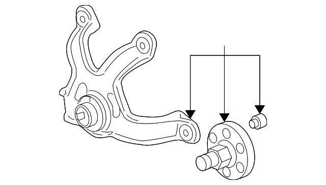 Engine Coolant Fan Bracket - GM (12593813)