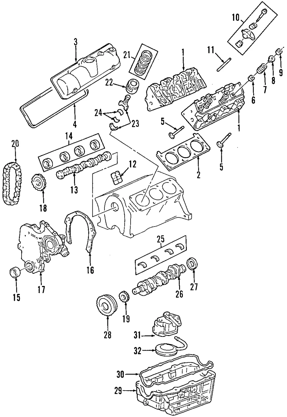Engine Crankshaft - GM (12598044)