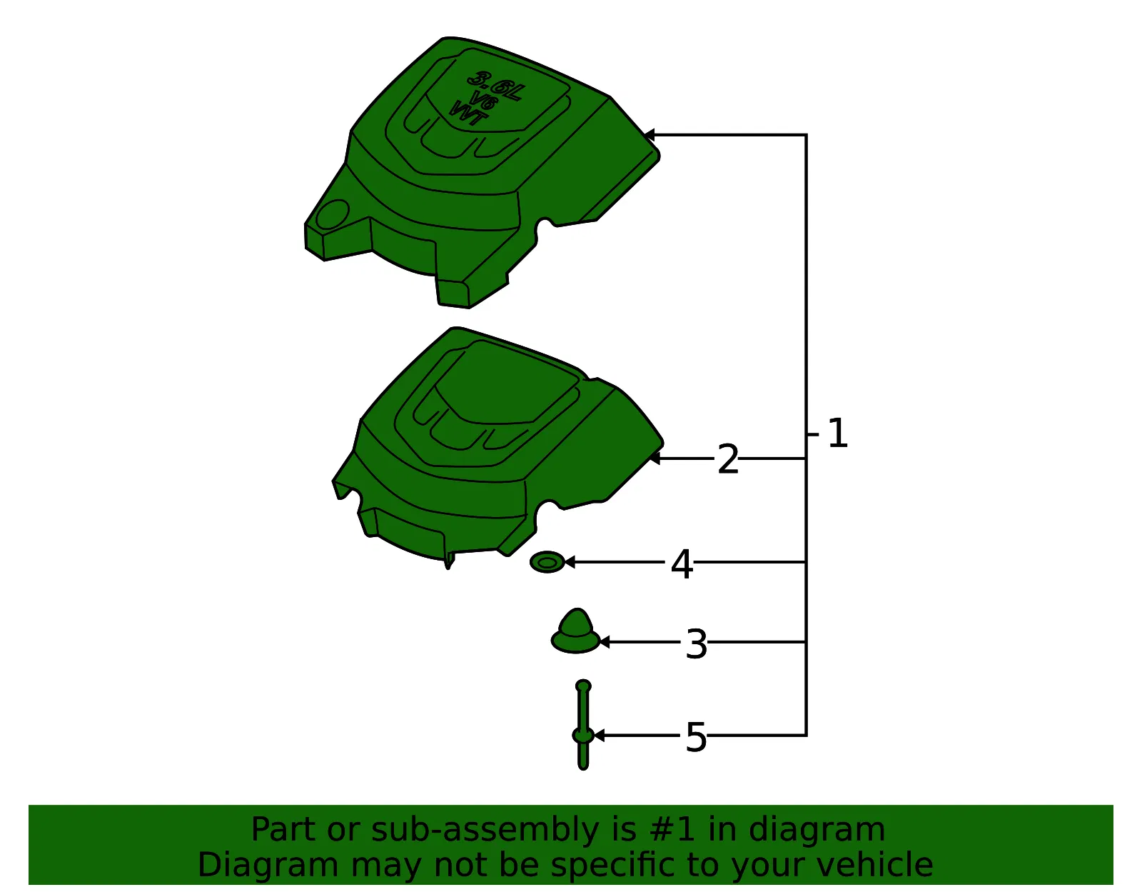 Engine Cover - GM (12599601) - view 4