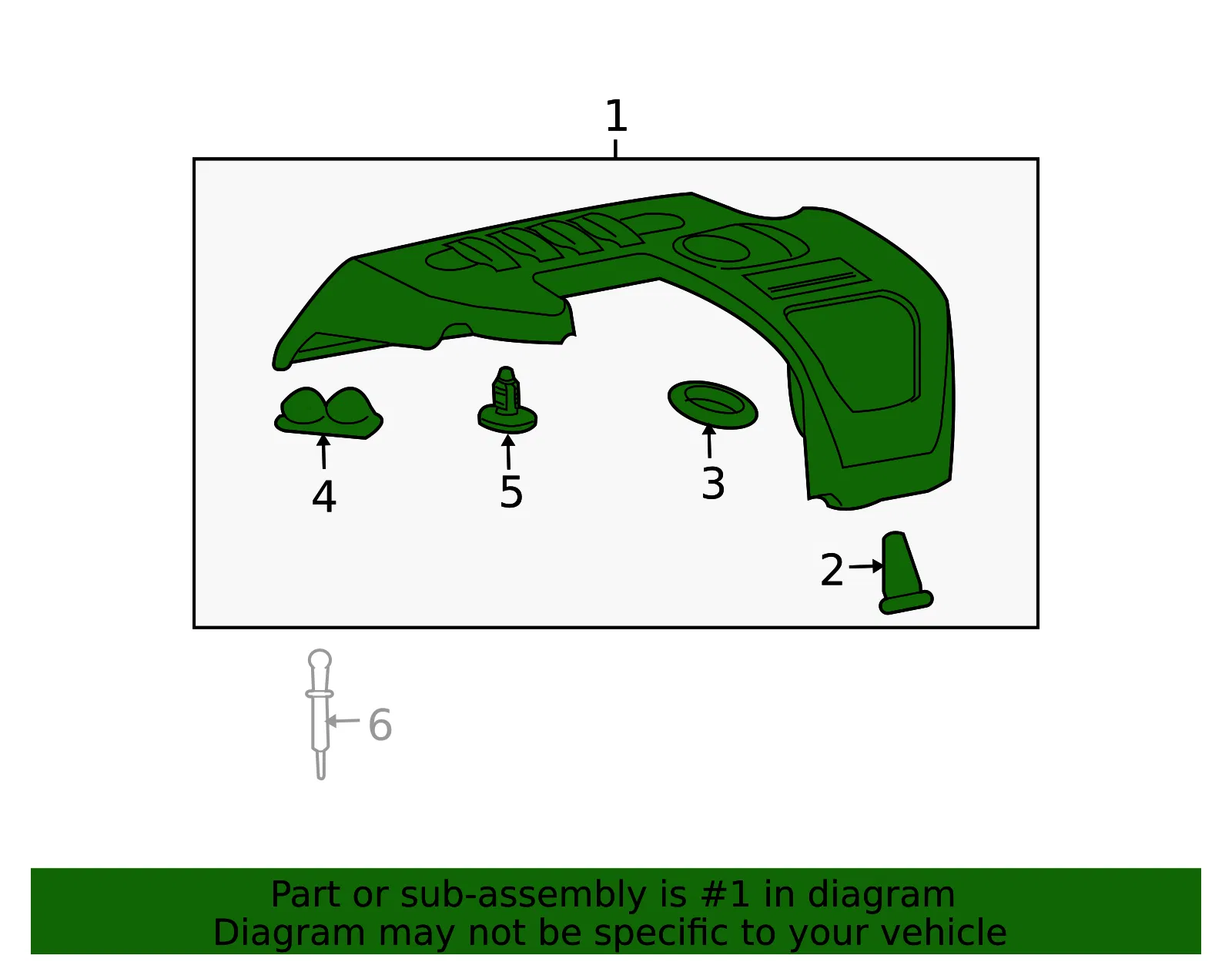 Engine Cover - GM (12602518) - view 2
