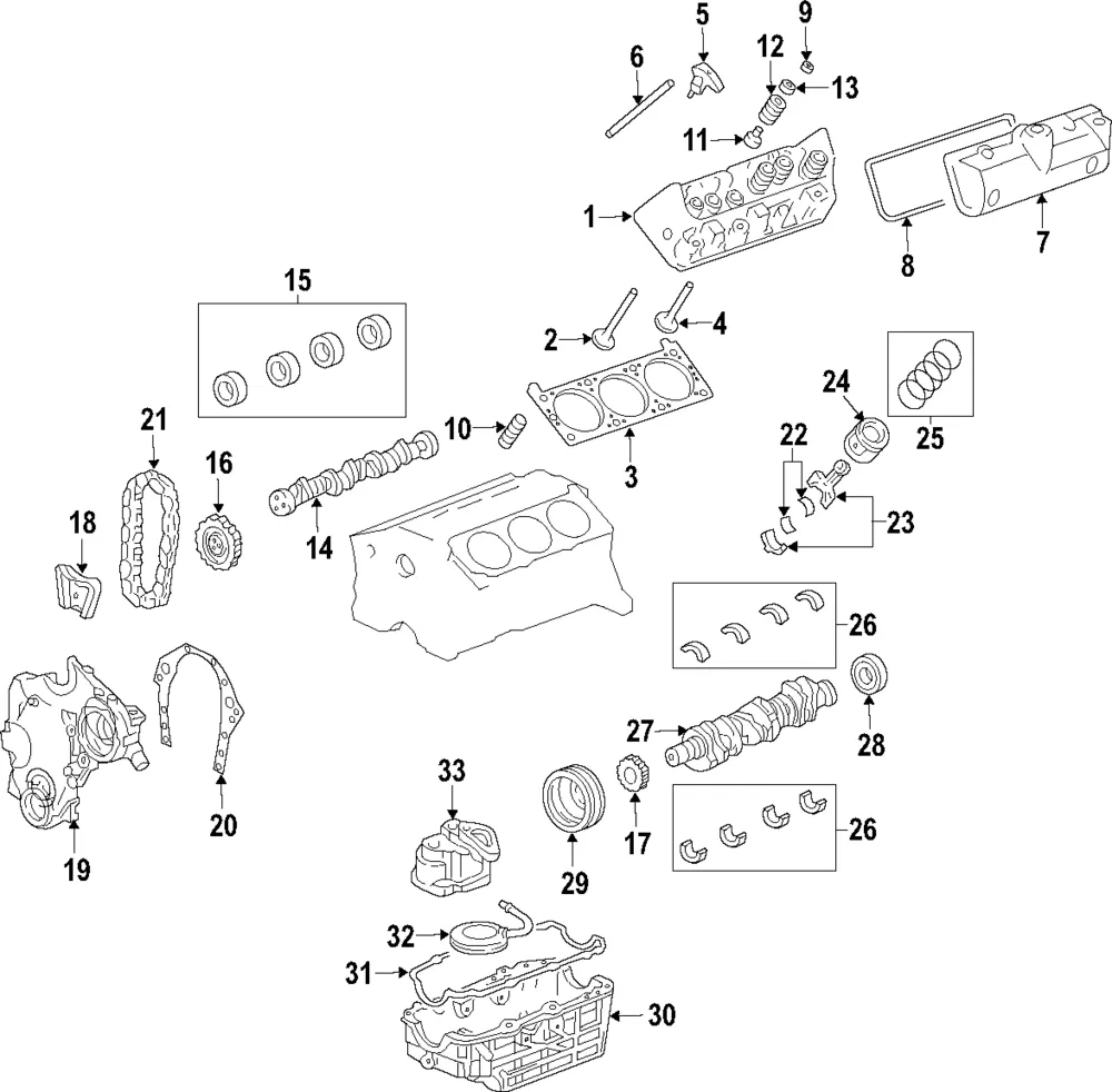 Camshaft - GM (12609713)