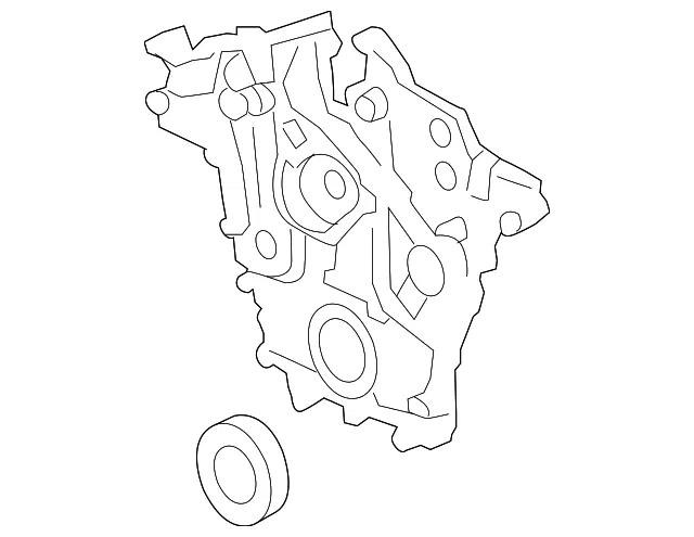 Front Engine Cover - GM (12622483) - view 3