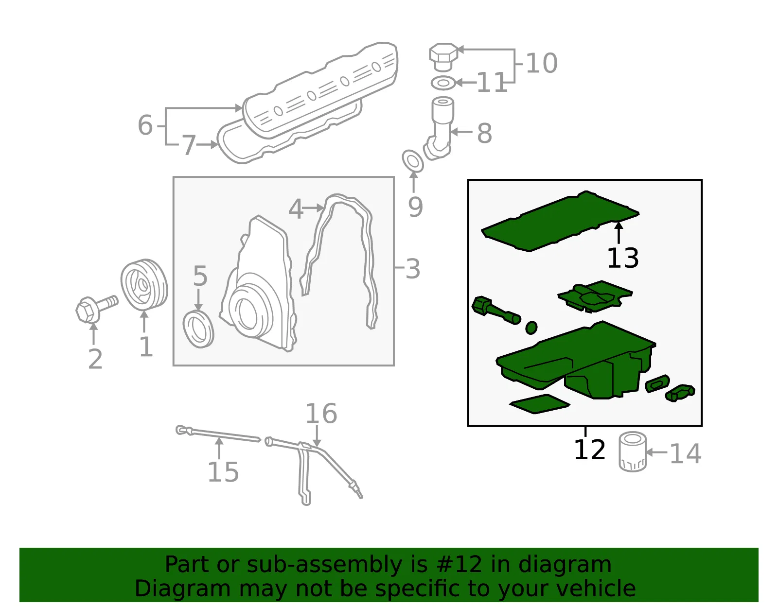Engine Oil Pan - ACDelco (12624621) - view 4
