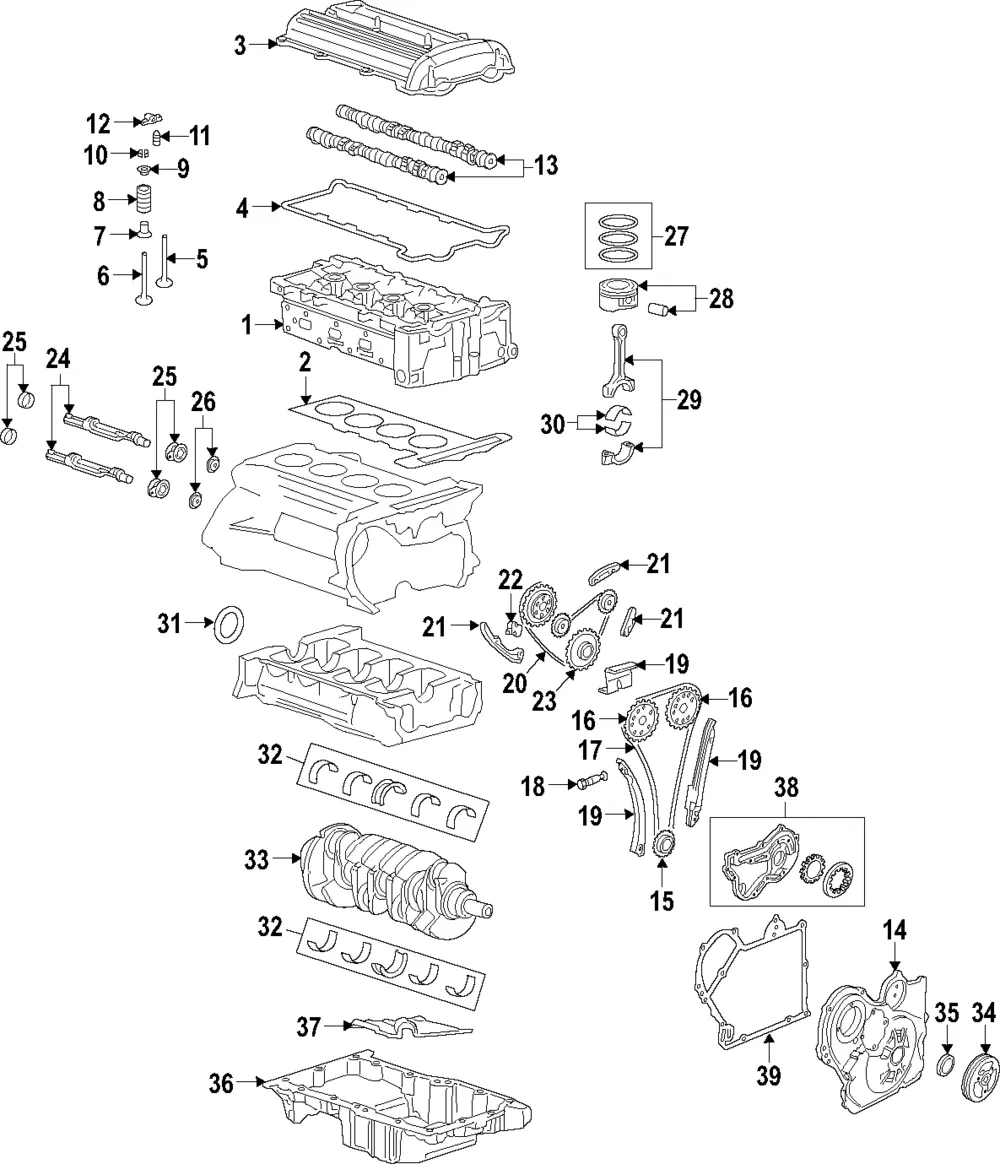 Engine Camshaft - GM (12634207) - view 3