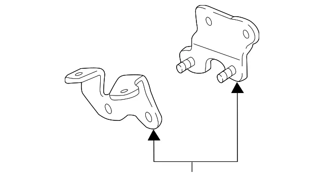 Catalytic Converter Brace Bracket - GM (12664902)
