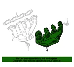 Driver Side Exhaust Manifold Heat Shield - GM (12666097) - view 5