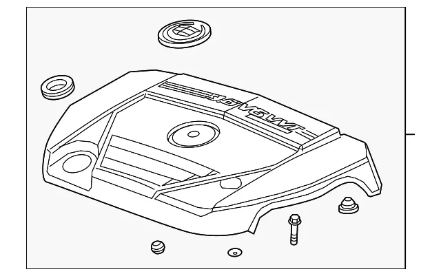 Engine Cover - GM (12669221) - view 3