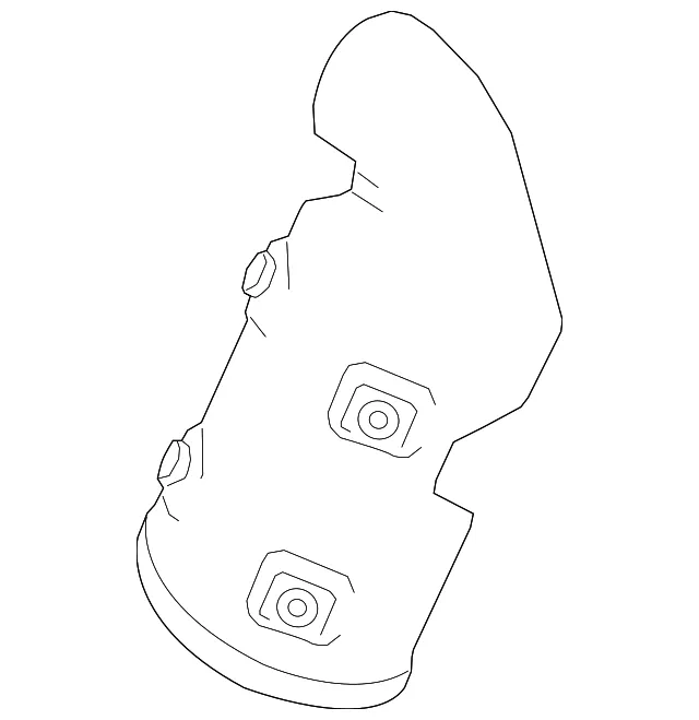 Catalytic Converter Heat Shield - GM (12673191)
