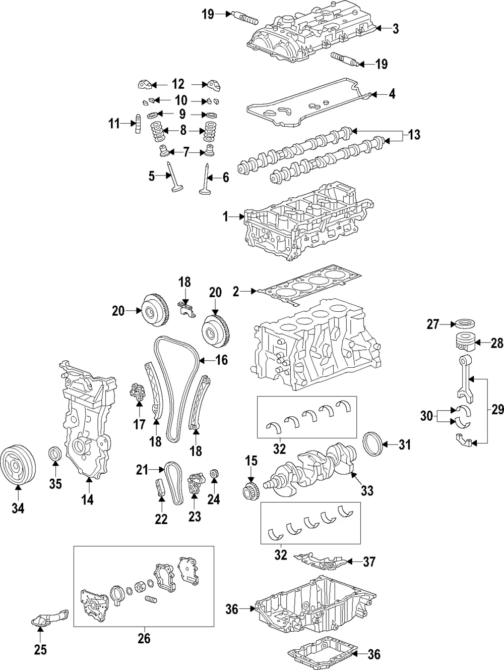Exhaust Camshaft - ACDelco (12675774)