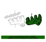 Driver Side Exhaust Manifold Heat Shield - GM (12677415) - view 5