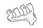 Passenger Side Exhaust Manifold Heat Shield - GM (12677662) - view 4