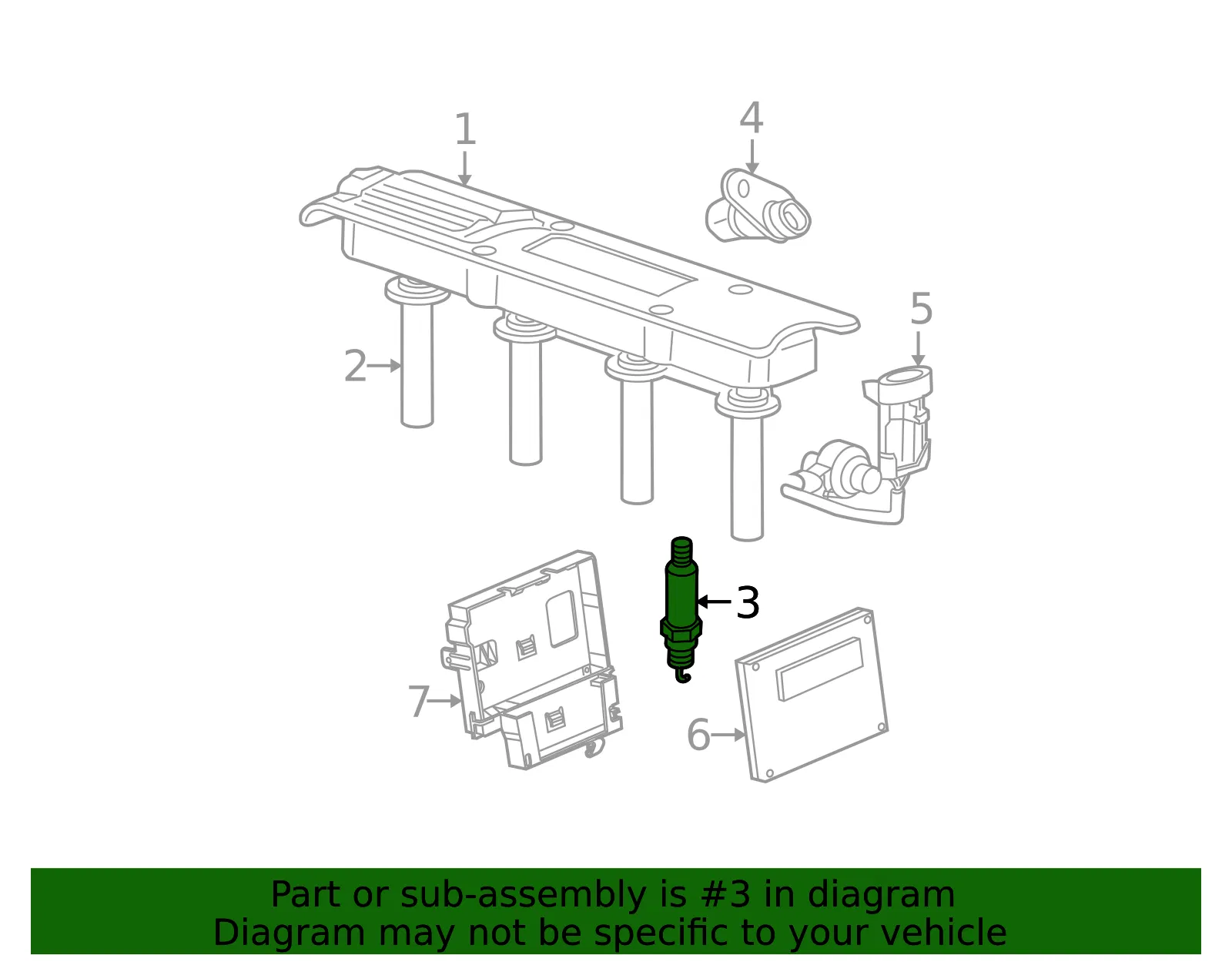 Iridium Spark Plug - GM (12680075) - view 6