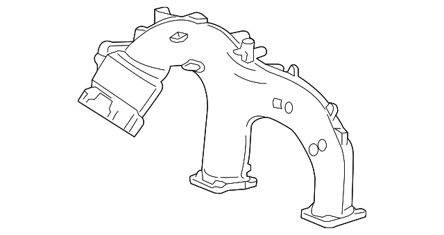 Upper Intake Manifold Assembly - GM (12686016) - view 3