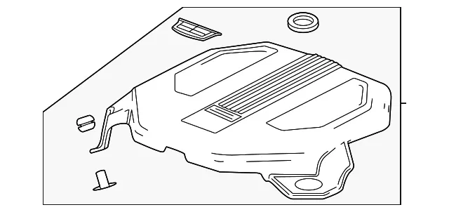 Engine Cover - GM (12737372) - view 3