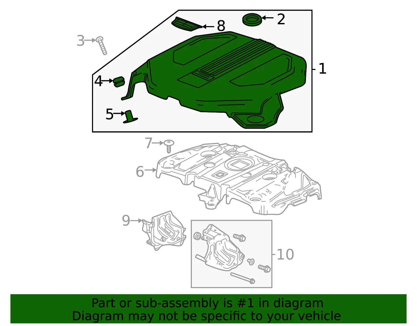 Engine Cover - GM (12737372) - view 4