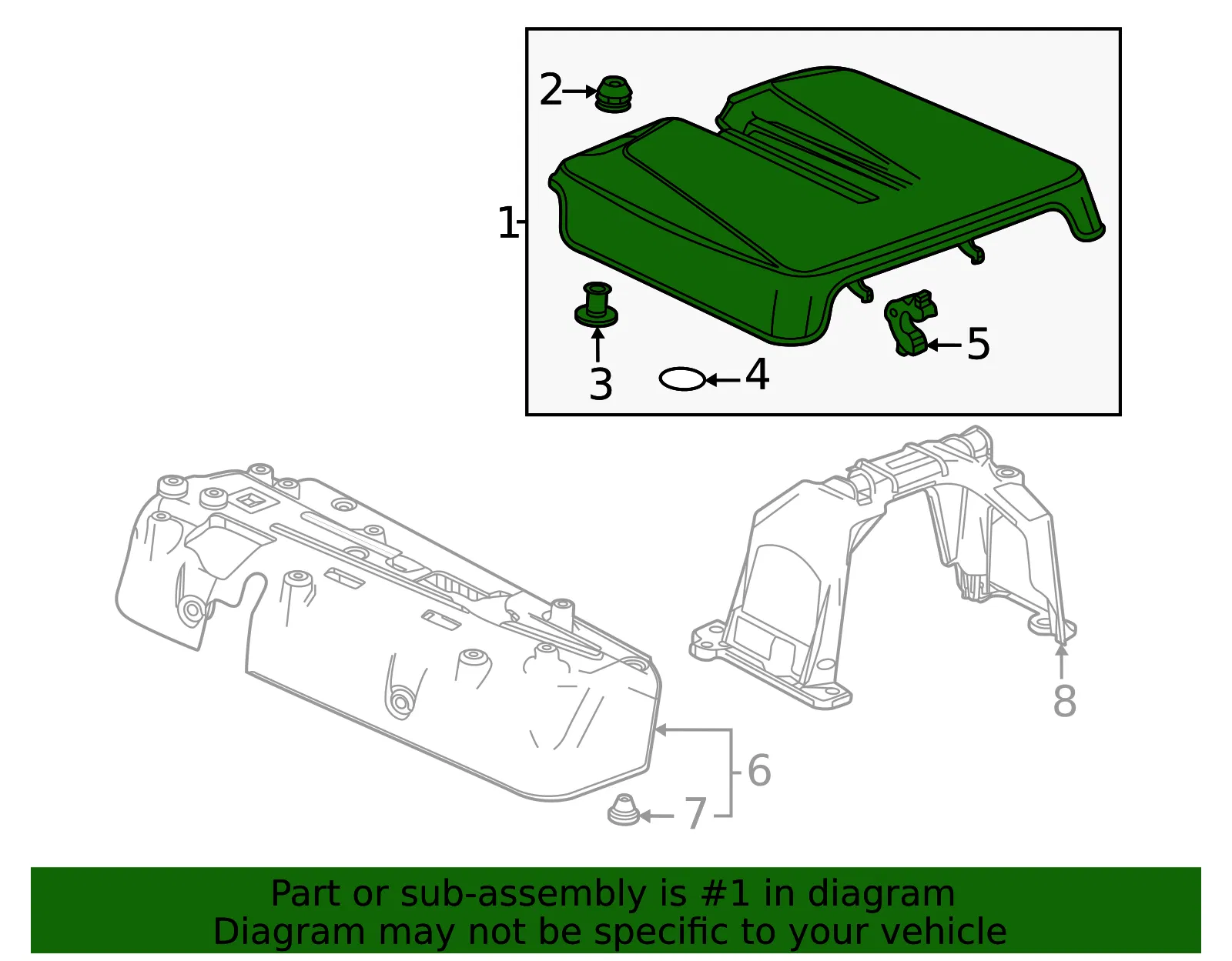 Engine Cover - GM (12737532) - view 3