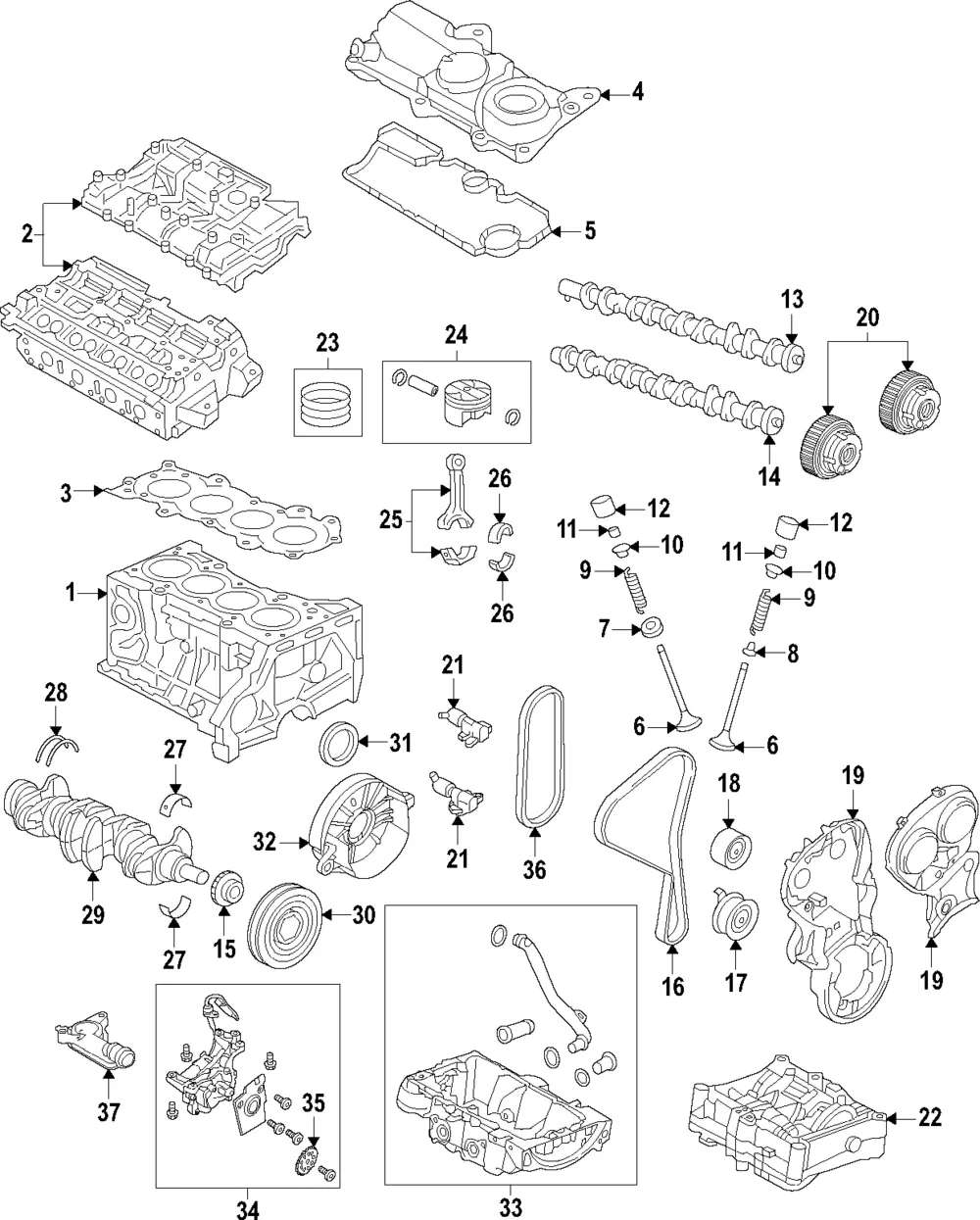 Engine Camshaft Follower - Volvo (1298606)