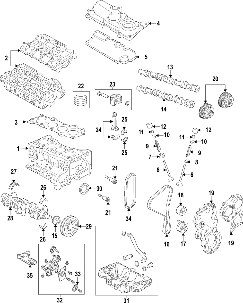 Engine Camshaft Follower - Volvo (1298620)