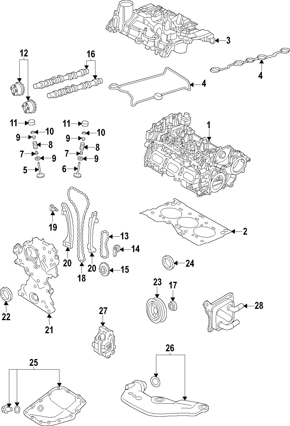 Engine Timing Chain Guide - Nissan (13085-6RC0B)