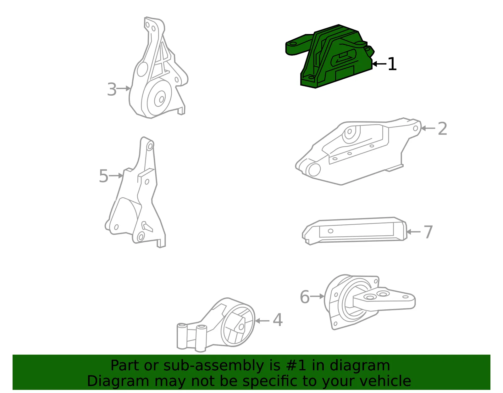 Engine Mount - ACDelco (13227719) - view 4