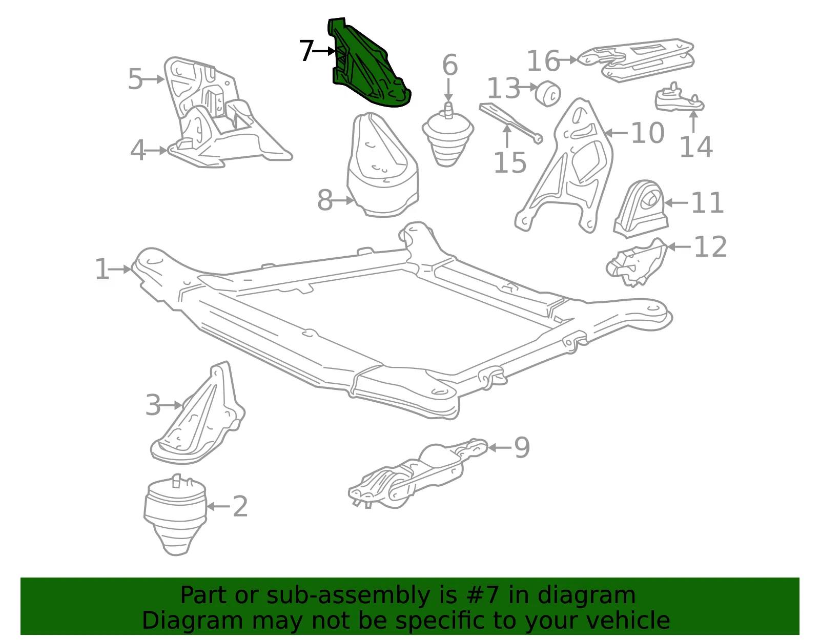 Engine Mount Bracket - Volvo (1397889) - view 3