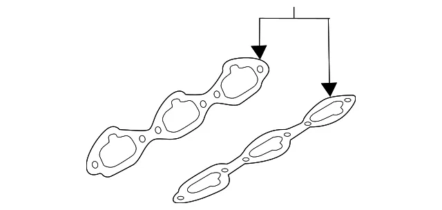 Manifold Gasket - Nissan (14035-JA10C) - view 3