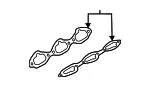 Manifold Gasket - Nissan (14035-JA10C) - view 5