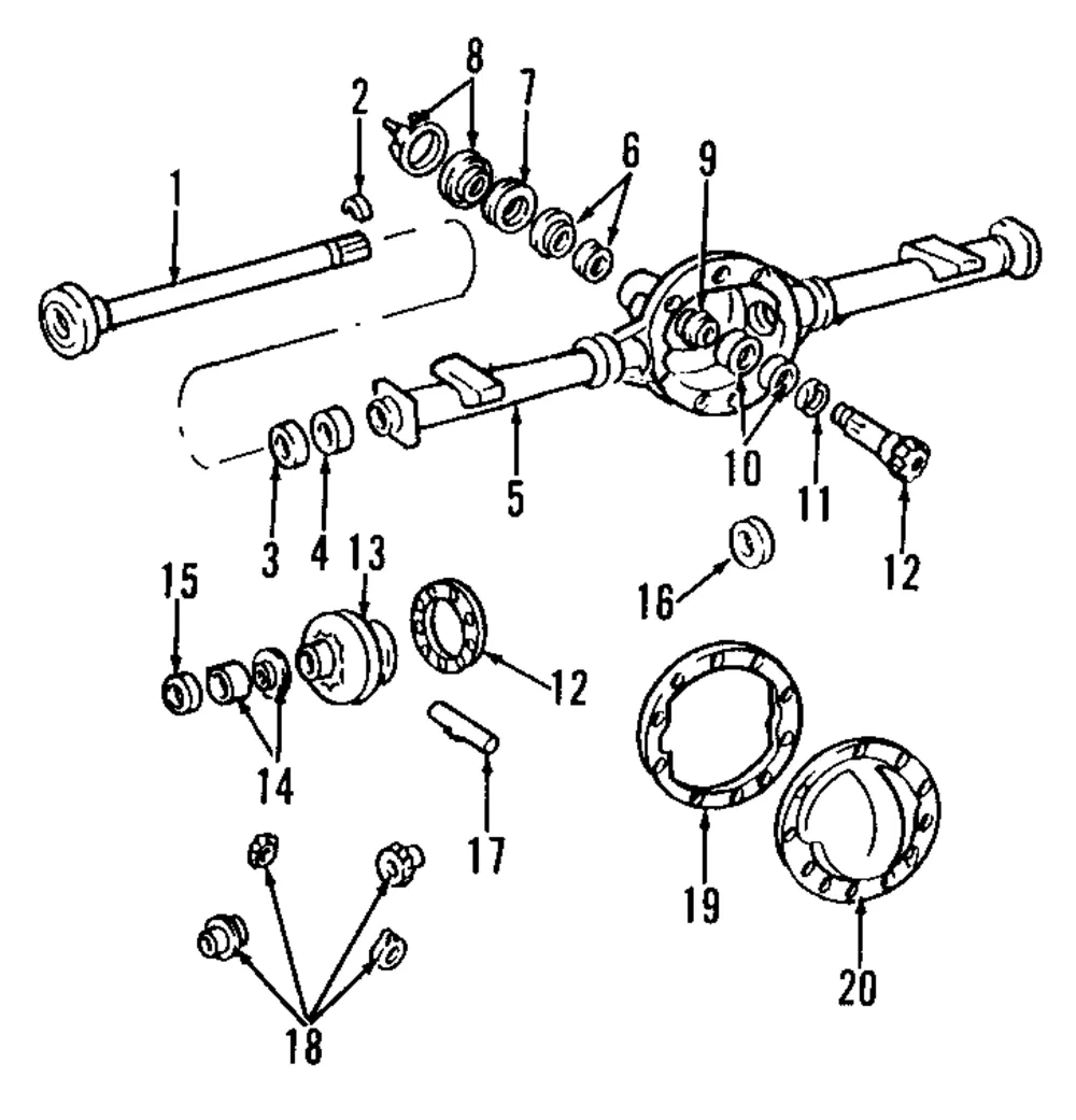 Differential Carrier Bearing Shim Kit - GM (14038011) - view 2